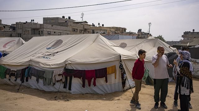 Displaced Palestinians from Rafah struggle to survive