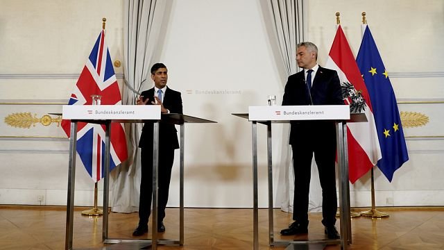 Austrian leader lauds UK’s efforts on migration,  cites its plan for deportations to Rwanda