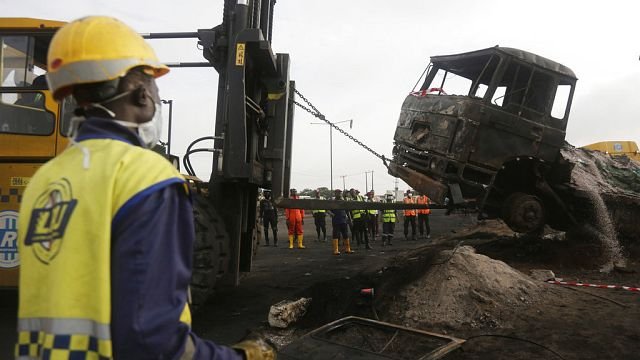 Nigeria fuel tanker explosion kills 48 in deadly collision