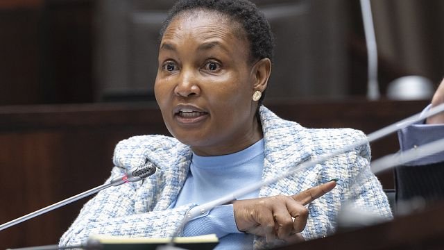 South Africa’s justice minister denies corruption in bank scandal