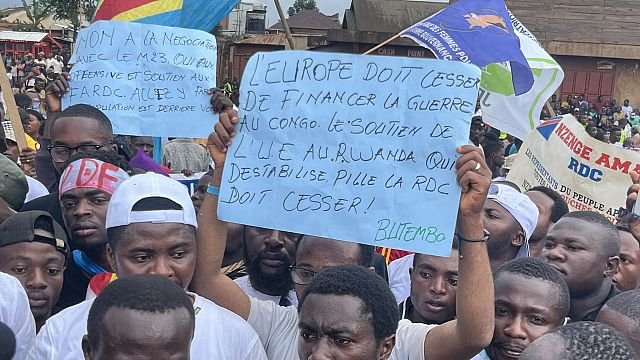 Protesters in eastern DRC denounce Rwanda and rebel negotiations