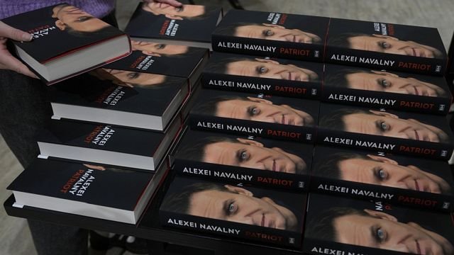 Navalny’s memoir featured in London ahead of official release