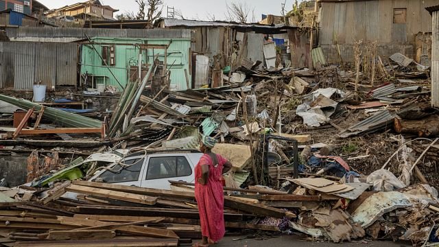 Cyclone Chido survivors in Mayotte desperate for food and water