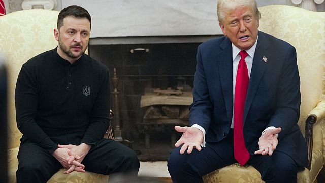 Trump and Zelensky clash at meeting in Washington