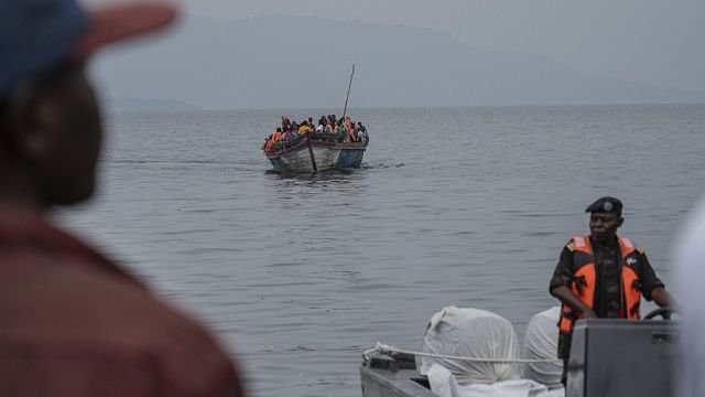 Boat fleeing rebel offensive capsizes in Congo, killing 22