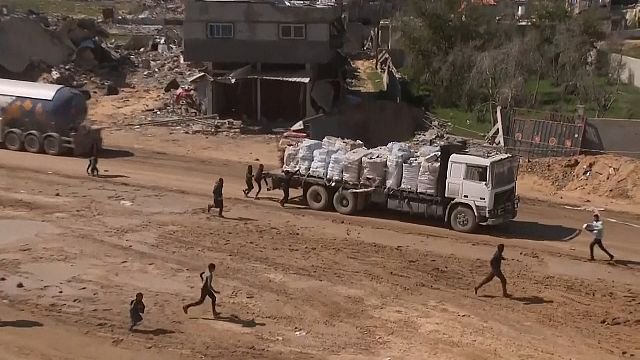 Aid enters Gaza through Rafah as Palestinians struggle to access supplies