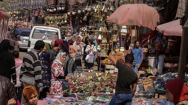 Muslims in Cairo stock up on provisions for Ramadan