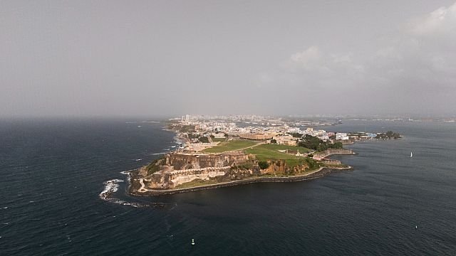 Vast dust cloud from the Sahara Desert blankets much of the Caribbean en route to the US