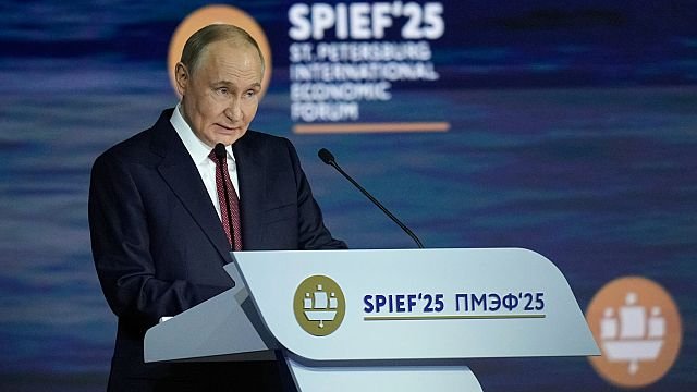 Putin downplays threat of recession at Saint Petersburg Forum, points to growth in manufacturing