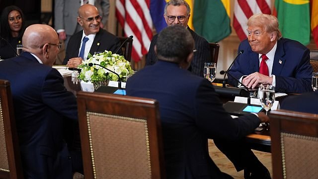 “Such good English”: Trump compliments Liberian president, a native English speaker