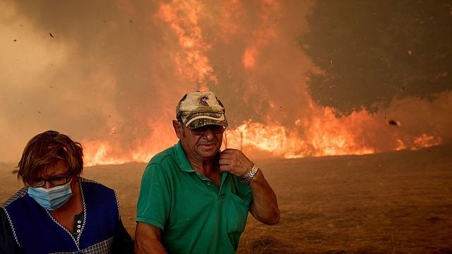 Protesters call for central government control of wildfires in Spain