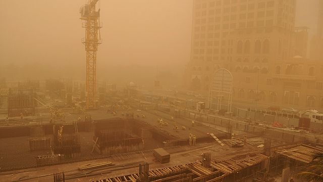 Dust storm sweeps across UAE, disrupting visibility and travel