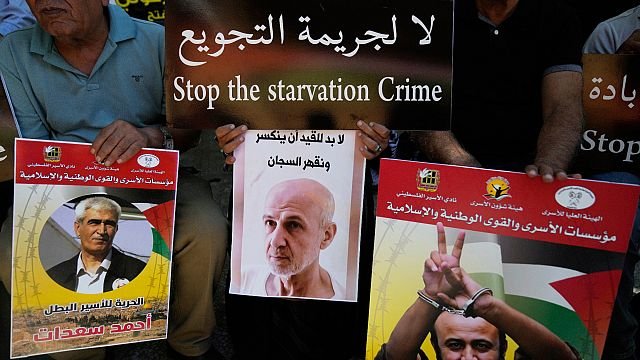 Protest erupts in Ramallah in support of Palestinian leader Marwan Barghouti