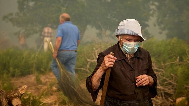 Church reduced to ashes as fires sweep through San Vicente in Spain