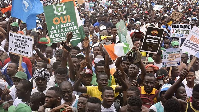 Ivory Coast: thousands protest against Ouattara’s fourth term bid