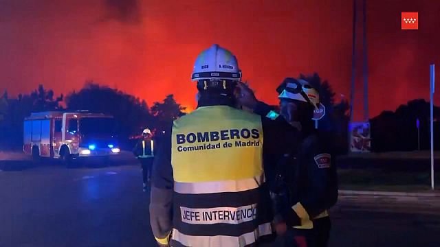 Deadly wildfire contained after raging near Madrid suburb