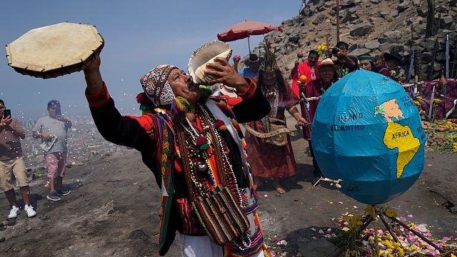Shamans perform peace ritual as diplomatic row between Peru and Colombia heats up