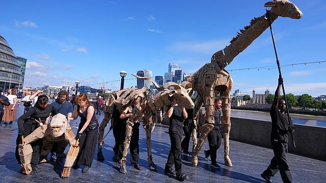 **Giant Puppet Animals Complete 20,000km Climate Journey to Arctic Circle**  A remarkable climate ch