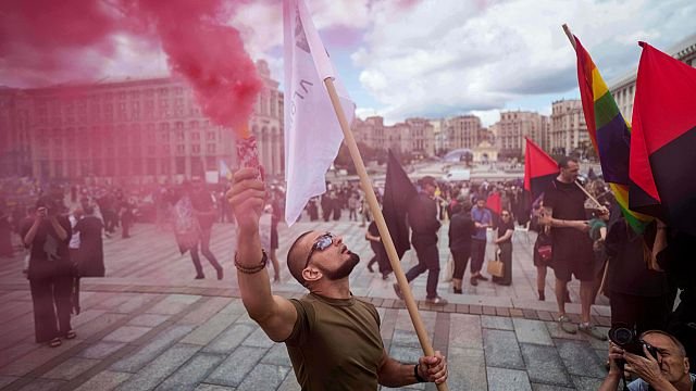 Kyiv ceremony honours artist killed on the frontline