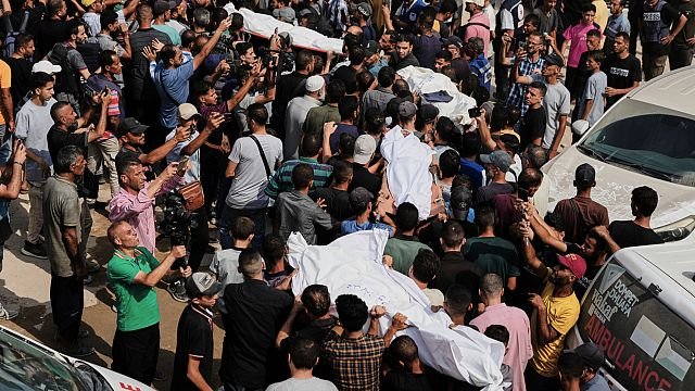 Hundreds join funeral procession for Al Jazeera reporter Mohamed Qreiqeh