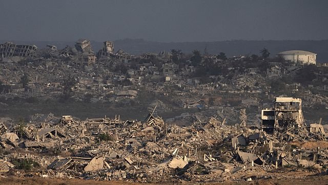 Plumes of smoke rise over Gaza as Israel prepares expanded offensive