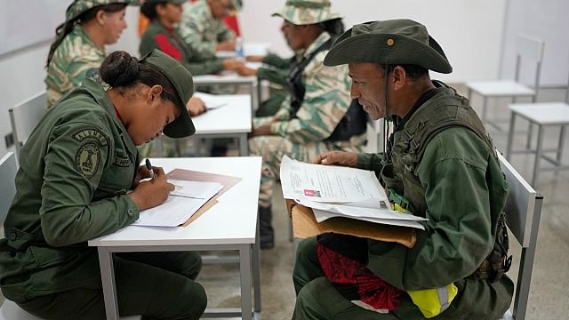 President Maduro oversees military exercises after US deploys warships to Caribbean