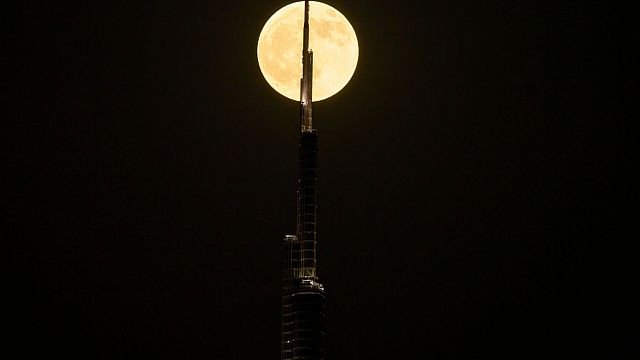 Asia and Europe treated to full lunar eclipse