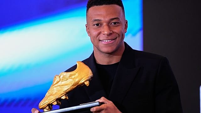 Real Madrid’s Kylian Mbappé awarded Golden Boot for the first time