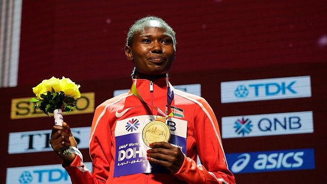 Kenya’s Chepng’etich to keep marathon record despite doping ban