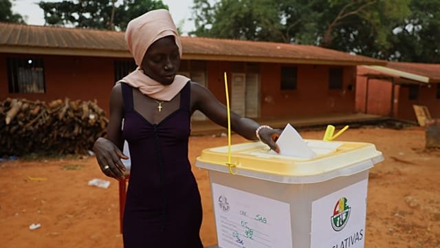 Guinea-Bissau counts votes as president seeks second term