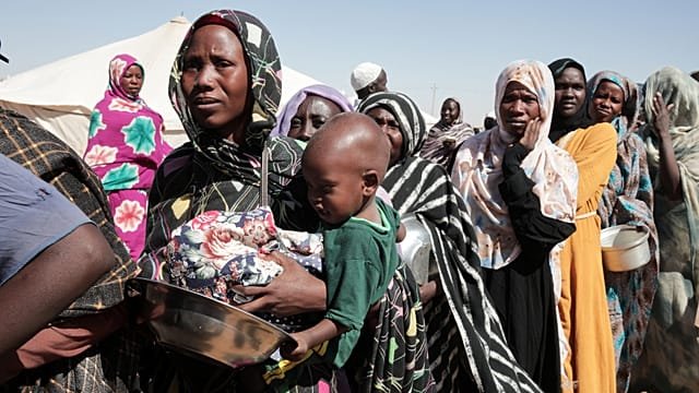 An estimated five million children displaced by Sudan’s civil war