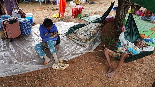 Chong Kal camp sees surge in displaced families amid Cambodia-Thailand conflict