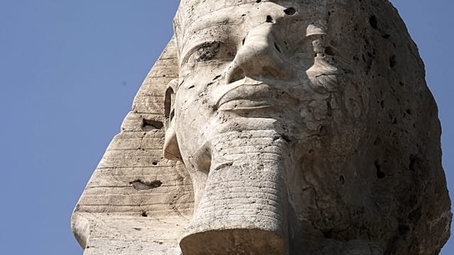 Egypt unveils newly restored statues of Amenhotep III in Luxor