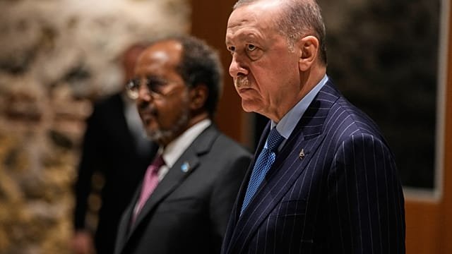 President of Somalia meets with Turkish counterpart