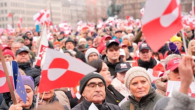 Thousands join anti-Trump ‘Hands off Greenland’ protests in Denmark