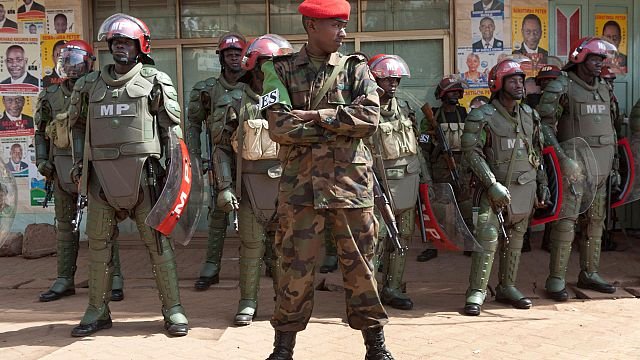 Uganda’s military deployed in national capital before presidential election