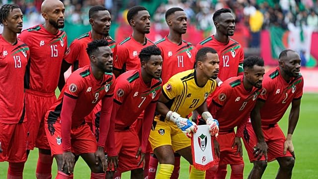 Sudan train before facing Senegal in Africa Cup of Nations