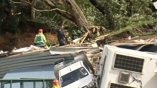New Zealand landslide traps campers, children among the missing