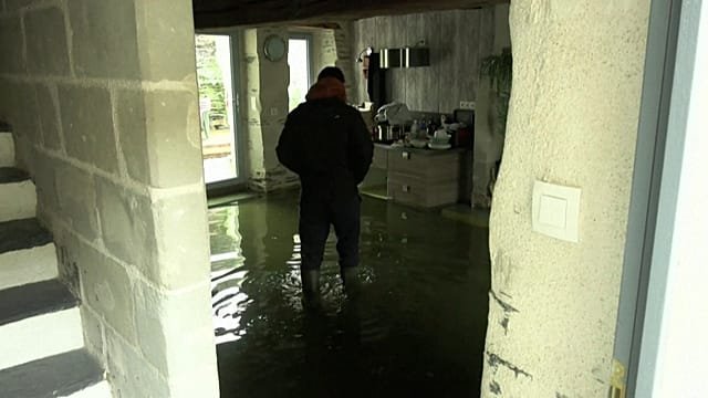 France on edge as Loire floods and storm Pedro threatens more chaos