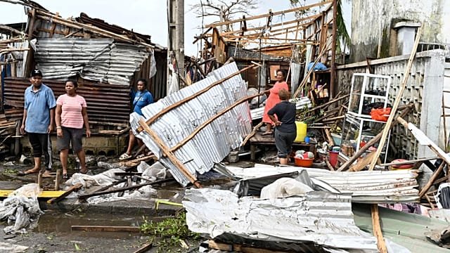 Madagascan President Randrianirina visits city devastated by Cyclone Gezani