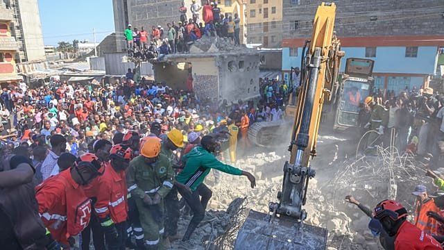 Kenya: Nairobi building collapse kills at least two and injures several others