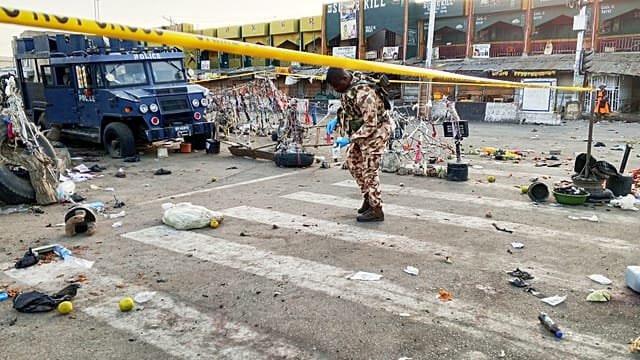 Residents of Nigeria’s Maiduguri on high alert after coordinated explosions kill 23