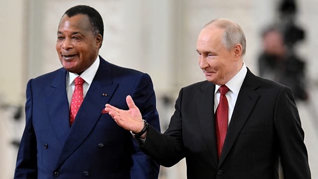 Republic of Congo president holds talks with his Russian counterpart