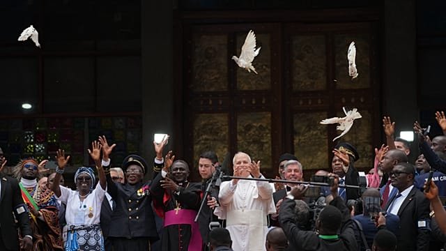 Cameroon sees mass turnout for Pope Leo XIV visit as he calls for peace