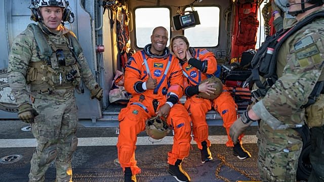 Artemis II space mission crew safely returns to Earth