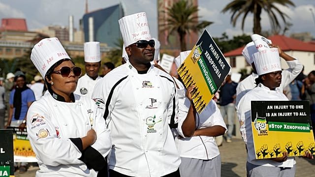 South Africa vows crackdown on xenophobic attacks after Ghana protest