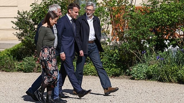 ‘We are not broken’: French nationals freed from Iran welcomed by President Macron