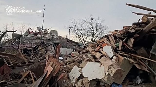 Ukraine’s Zhytomyr region reels after missile and drone strike