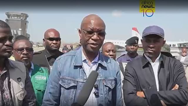 DRC’s ministers of health and communications arrive in Bunia to oversee Ebola response