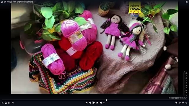 In Gaza, handmade dolls offer comfort to children after years of war
